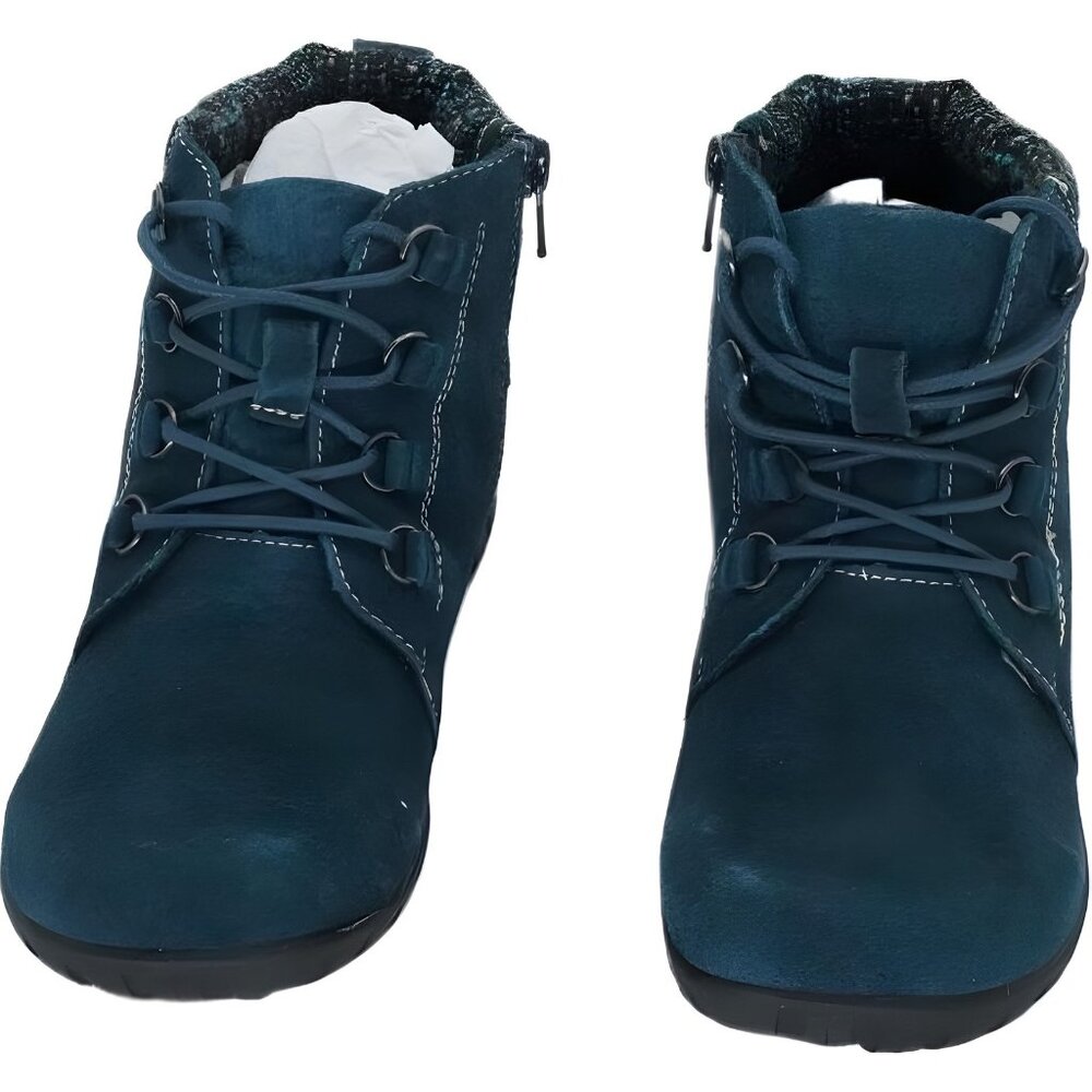 Propét Delaney Blue Ankle Boots Lace Up Zip Comfort - Women's US 6.5N - Picture 5 of 6